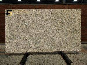 Crystal Yellow Granite Slab