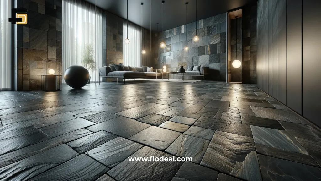 slate flooring