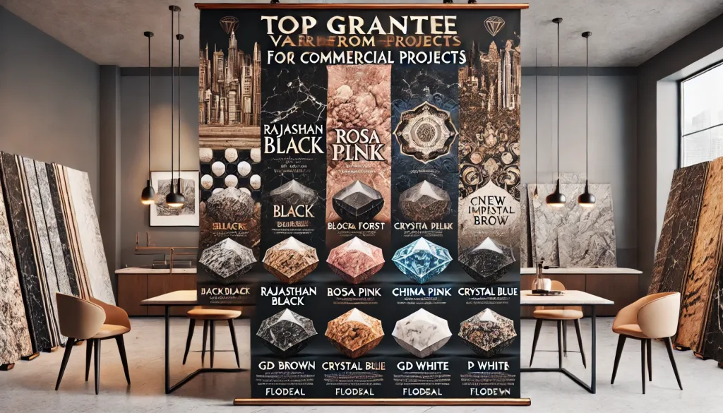 top granite varities for commercial projects