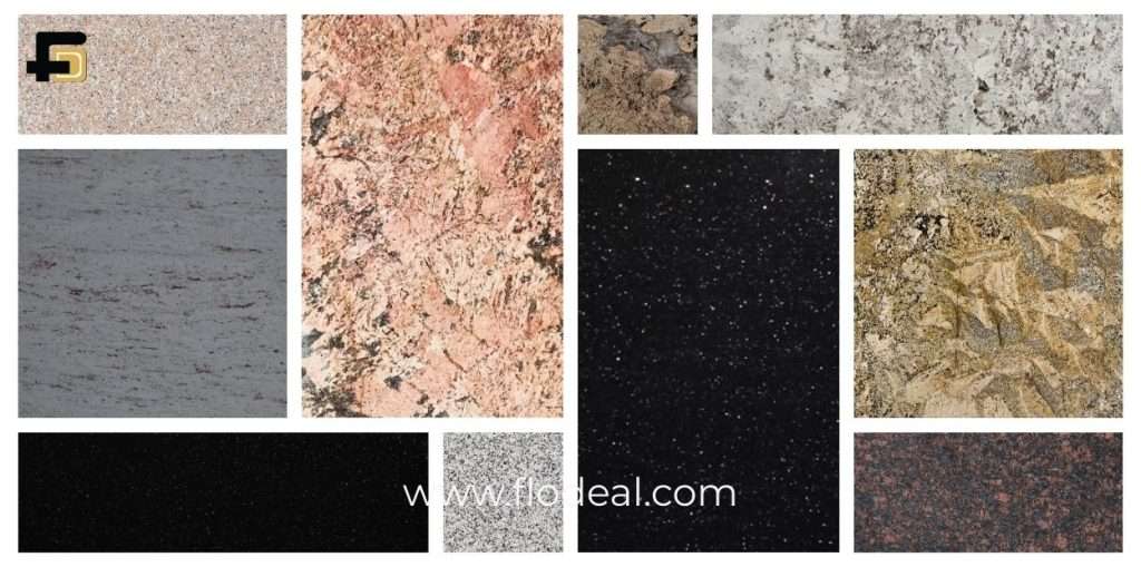 Different Levels of Granite